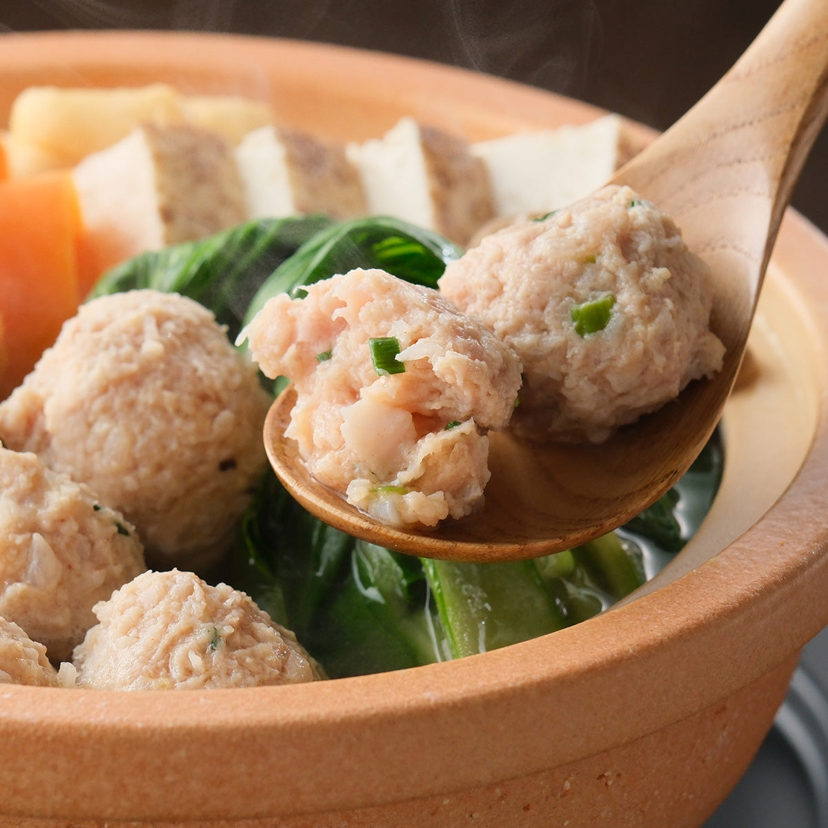 広島ハーブ鶏のヤゲン軟骨入りつみれ 1.5kg(500g×3パック)